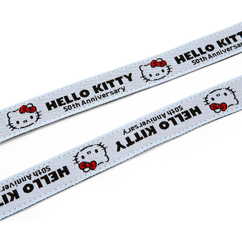 Side view showcasing the adjustable shoulder strap of the Hello Kitty crossbody bag.