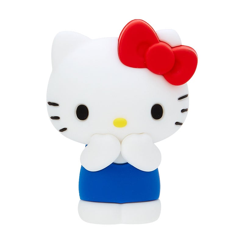 Cute fridge magnet featuring Hello Kitty with postcards.