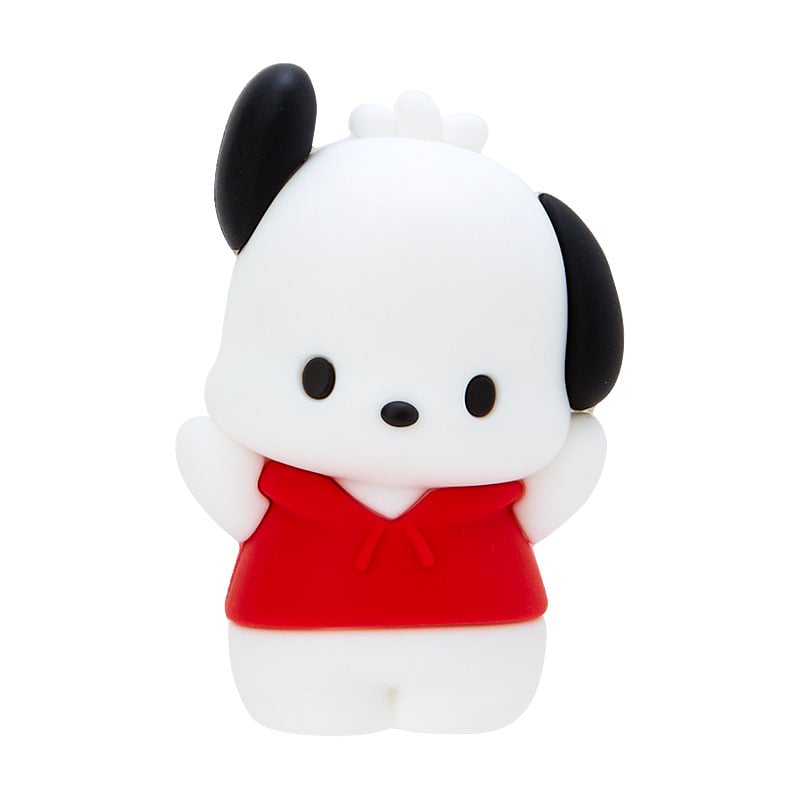 Cute fridge magnet featuring Pochacco, perfect for office use.