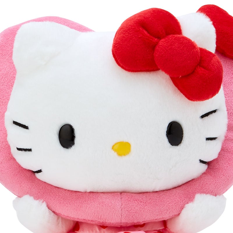 Sanrio plush toy paired with a mini bouquet for gifting