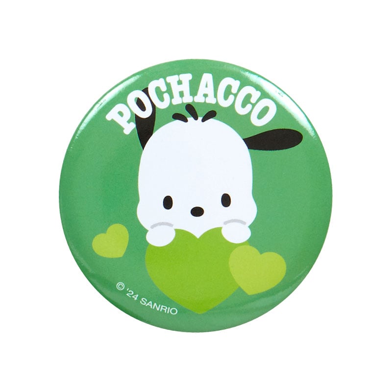 Zipper closure on the Pochacco mini pouch, featuring front and back designs.