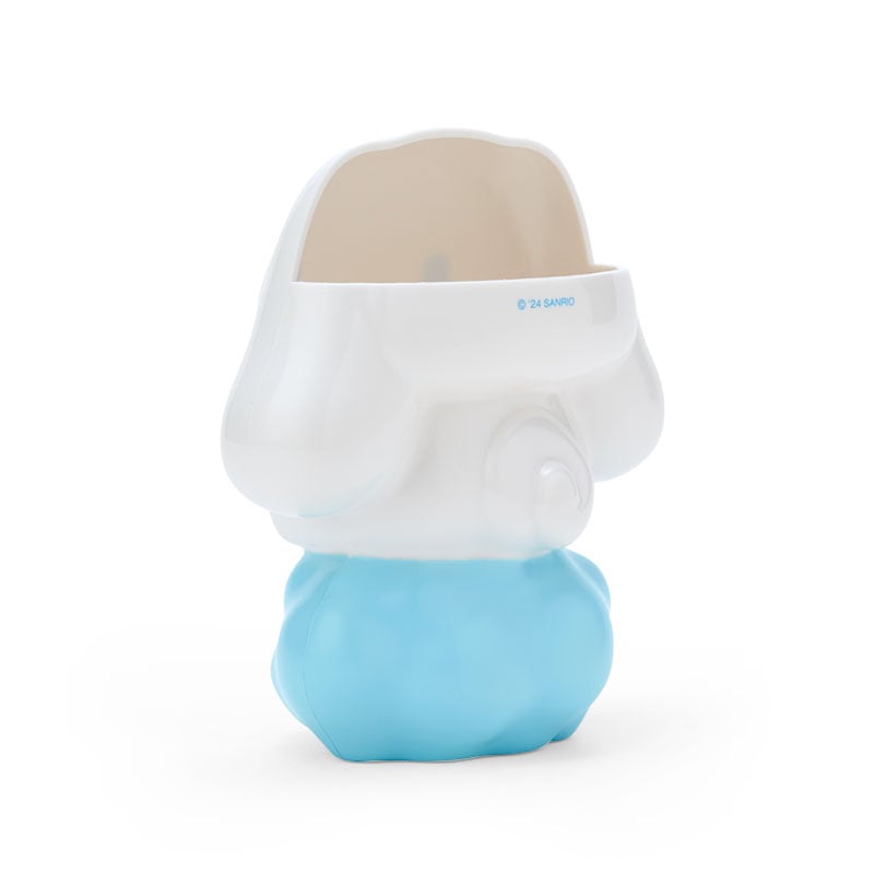 Close-up angle of pen stand featuring Cinnamoroll’s floppy ears and cheerful design