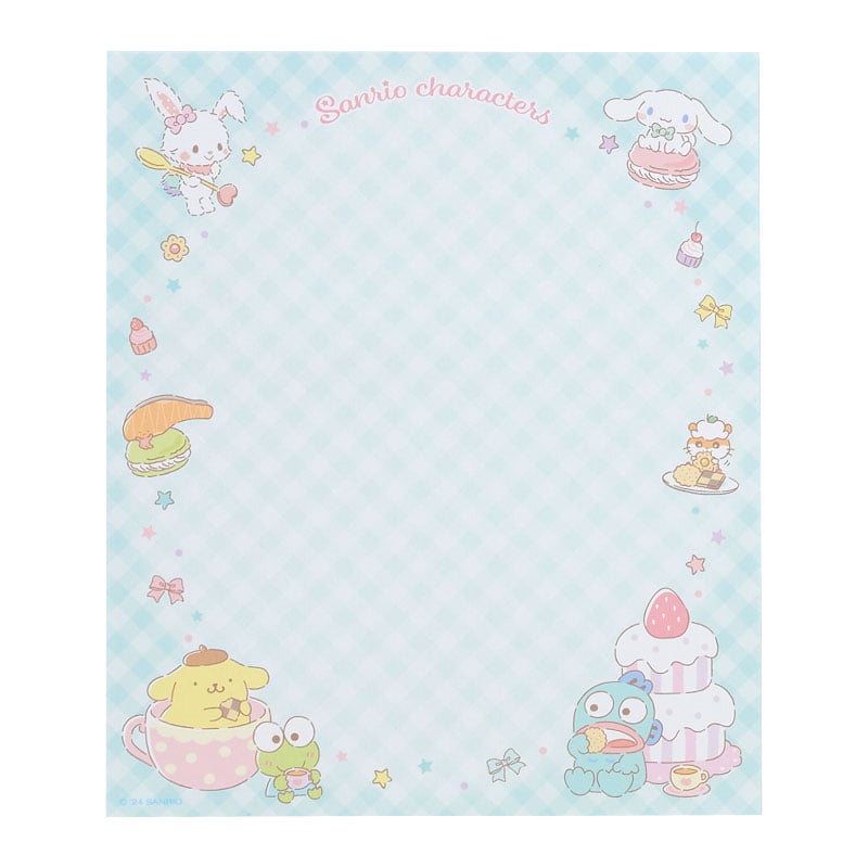 Kuromi Cute Stationery Set with character-shaped paper and envelopes