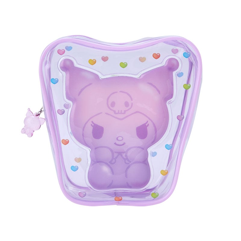 Kuromi mini zipper pouch with a vibrant gummy candy design.
