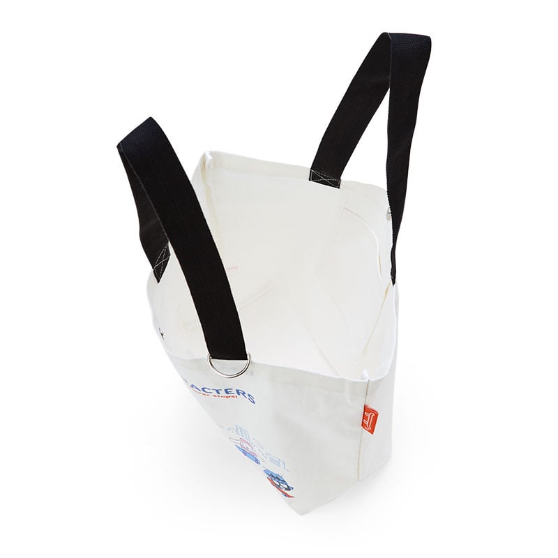 Inside of the Sanrio tote bag showing the internal pocket and spacious compartment