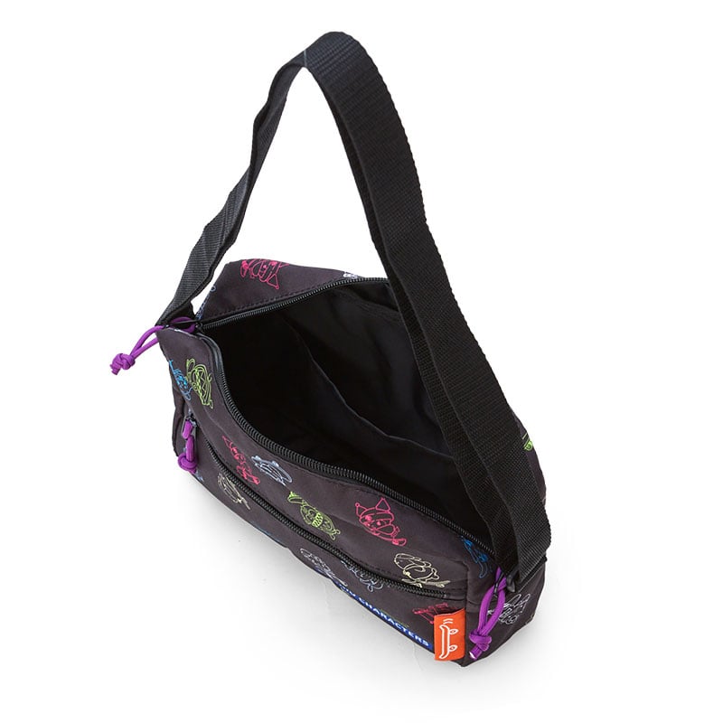Side view showcasing the adjustable strap of the Sk8r Squad mini purse.