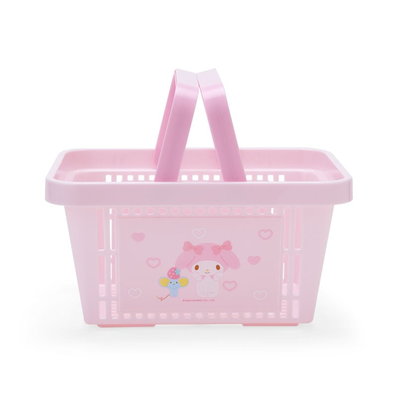 Stack of mini shopping baskets with different My Melody designs