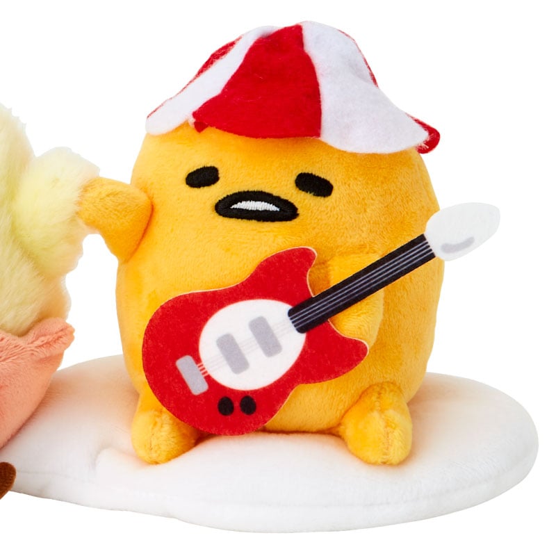 Gudetama plush with festival-themed embroidered details for summer collection