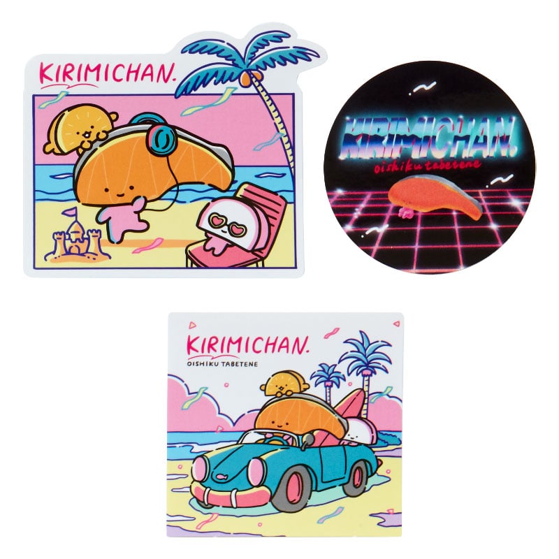 Cute stickers from the Summer Festival Forever Series, perfect for cars and laptops
