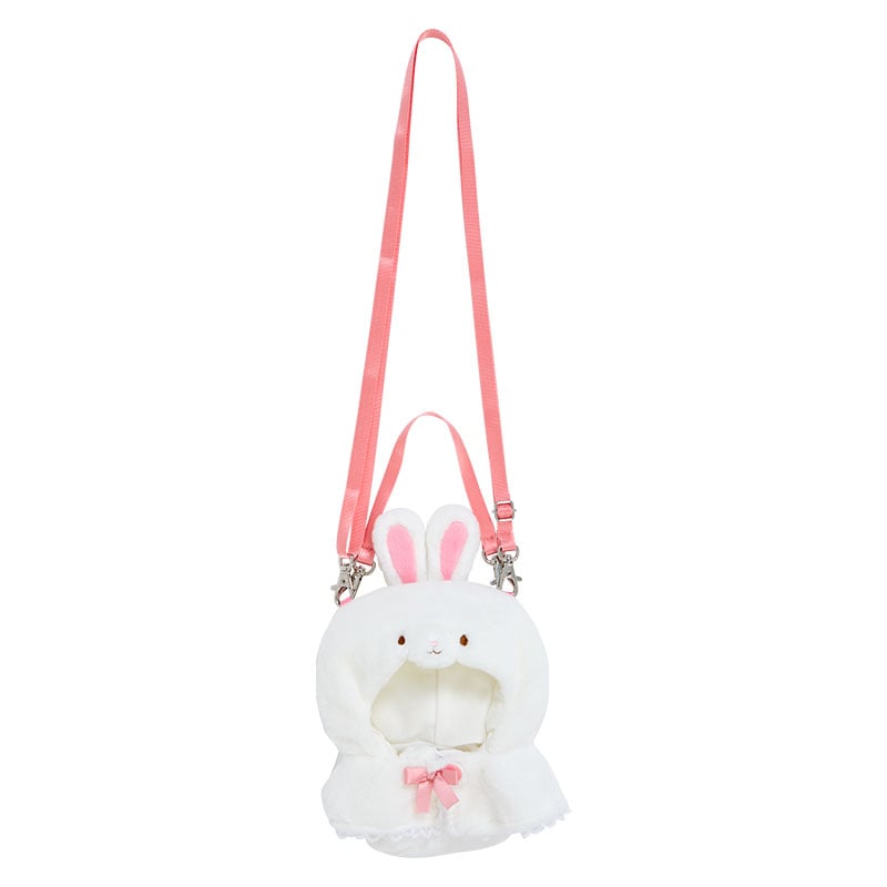 Bunny carrying case featuring embroidered details, ideal for Pitatto Friends