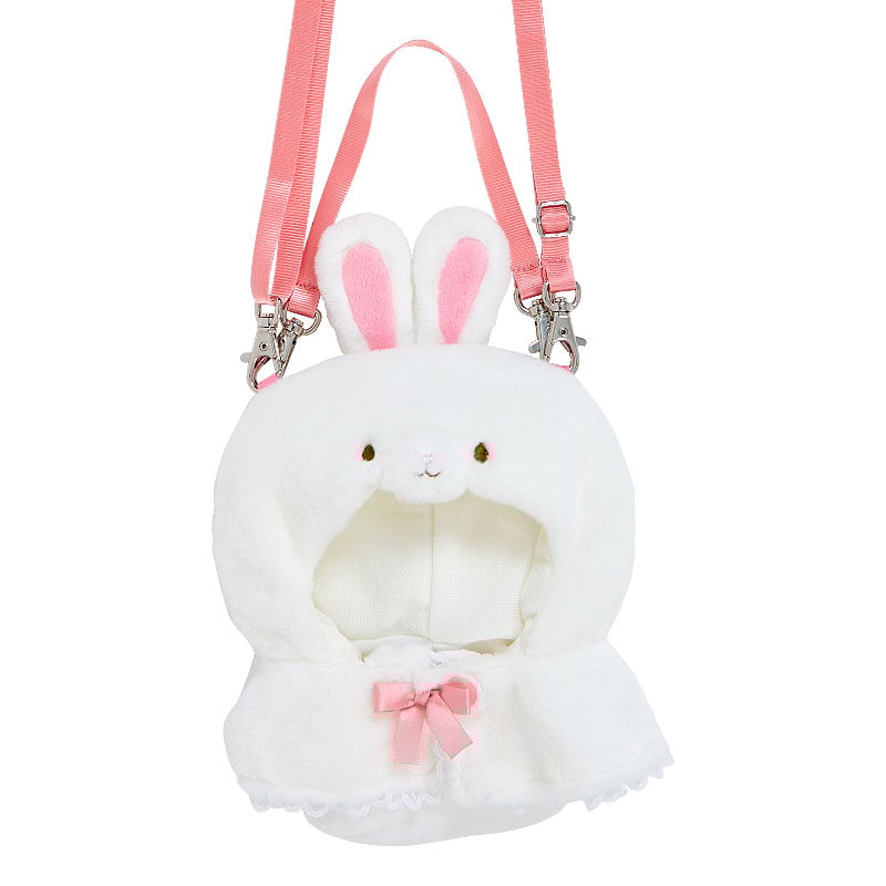 Bunny carrying case featuring embroidered details, ideal for Pitatto Friends