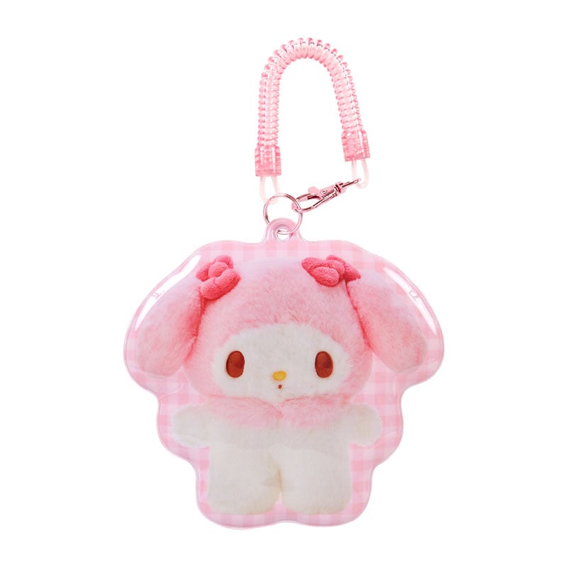 My Melody ID badge front view with Sanrio Pitatto Friends Series branding
