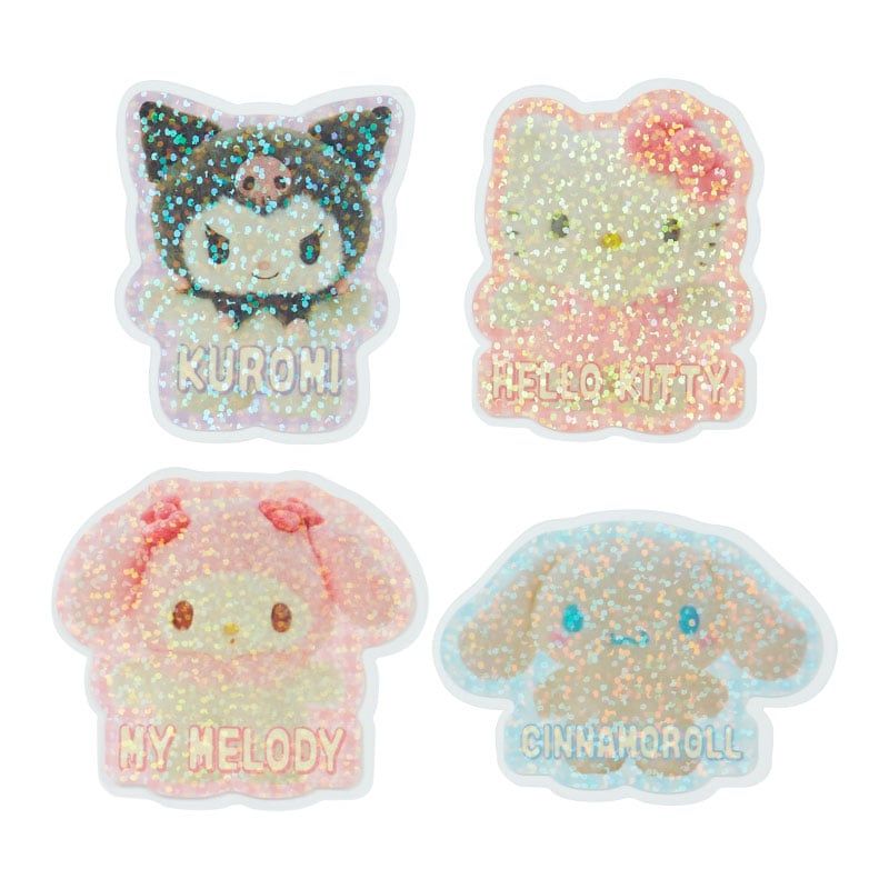 Packaging of the Hello Kitty mini sticker pack showcasing various designs.