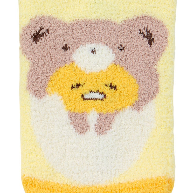 Pair of cute pilates ankle socks featuring different Sanrio Characters as teddy bears.