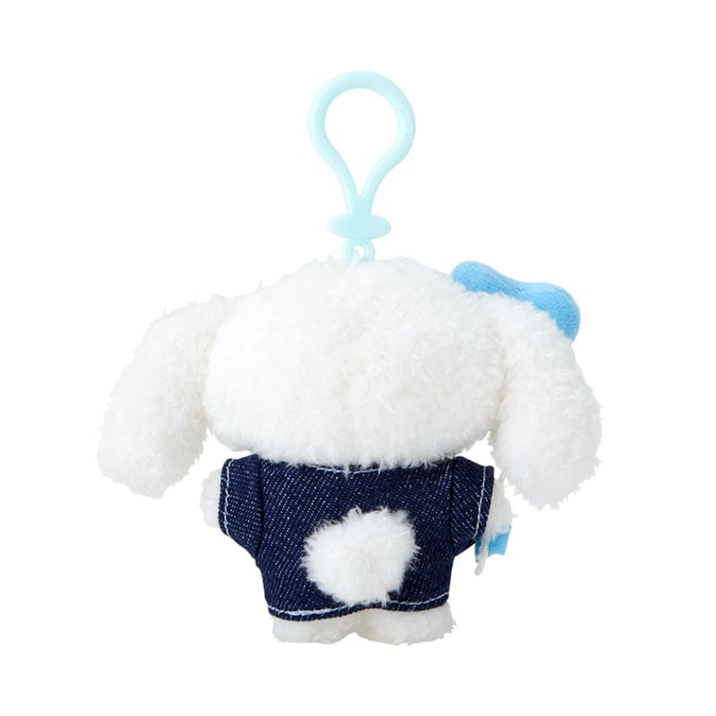 Side view showing fluffy chenille texture and heart eyes