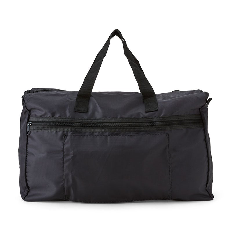 Side angle showing hello kitty bags design and durable zipper details