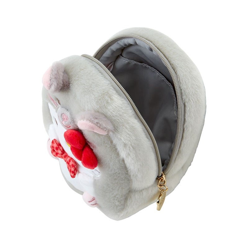 Fauna Friends Series Hello Kitty pouch being used as a makeup bag.