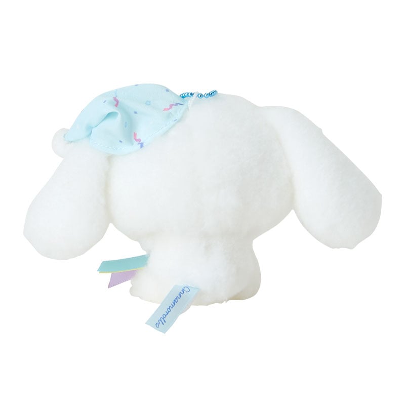 Sanrio keychain featuring Milk plush and Cinnamoroll, perfect for collectors