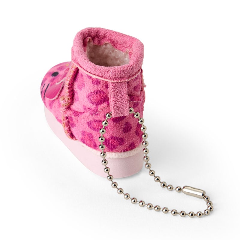 Sanrio character charm worn as a bag charm blind box accessory on a backpack