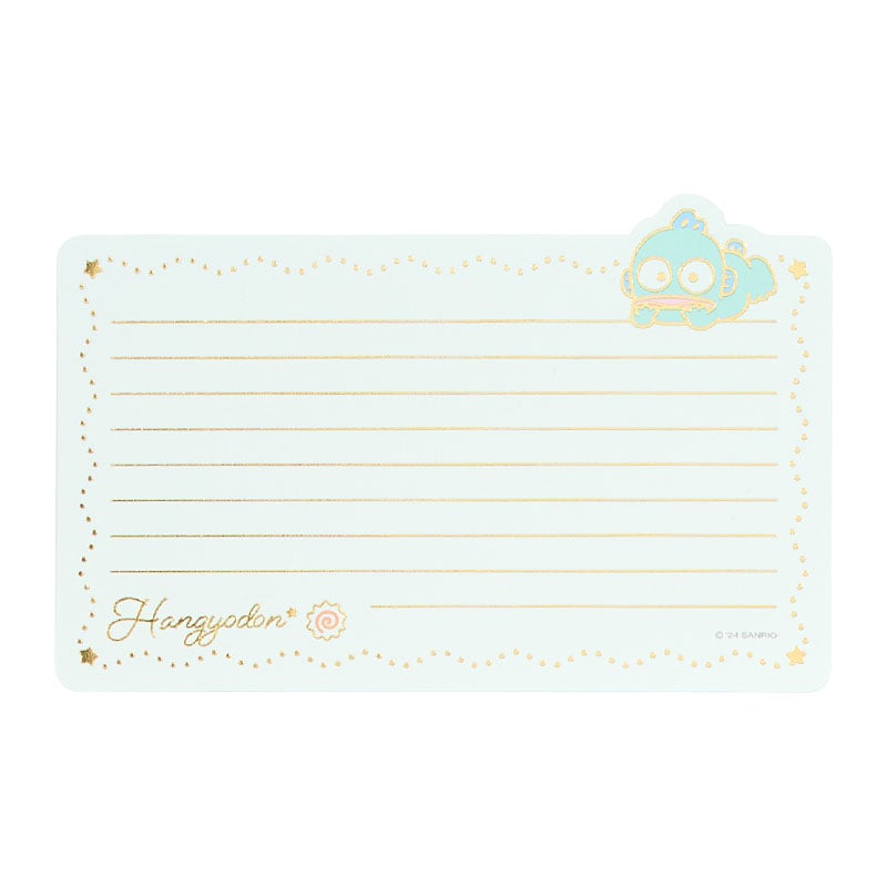 Hand holding a handwritten letter using the cute letter writing paper