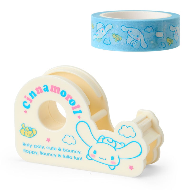 Close-up of decorative masking tape from Cinnamoroll set