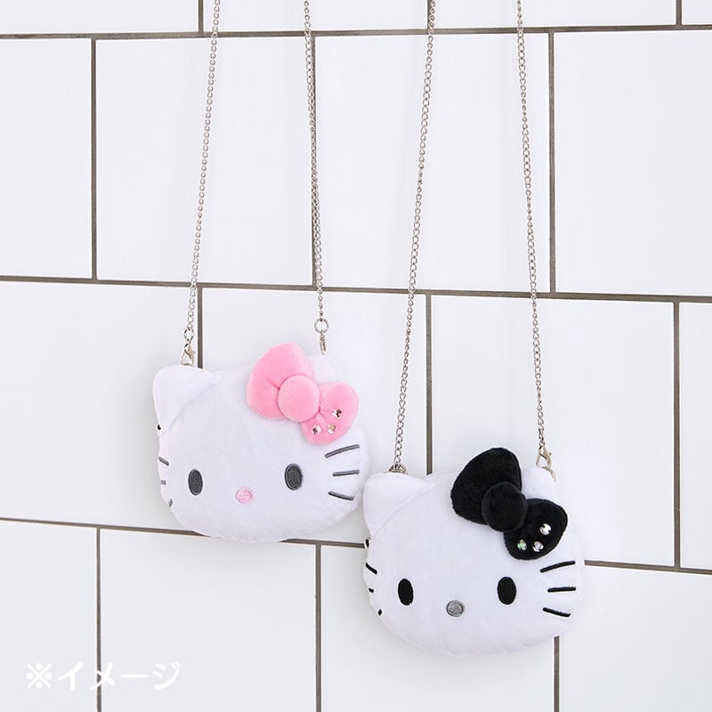 Hello Kitty Pink Micro Mini Crossbody Bag open with interior visible