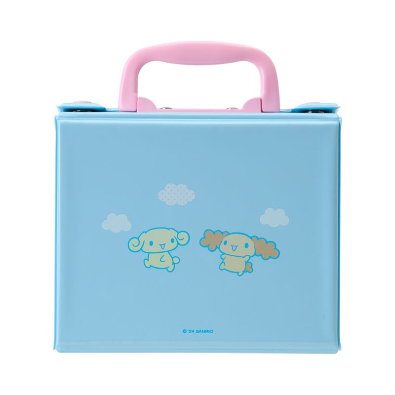 Cinnamoroll mini storage suitcase showcasing accessories