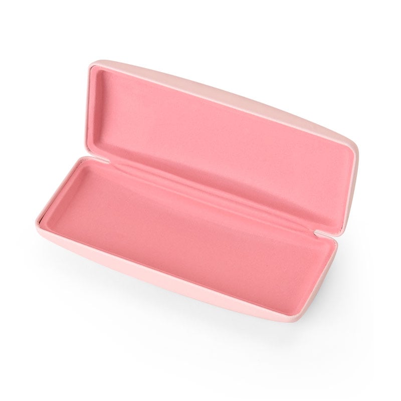 Close-up of Cogimyun eyewear case detailing the PU finish and durable shell.