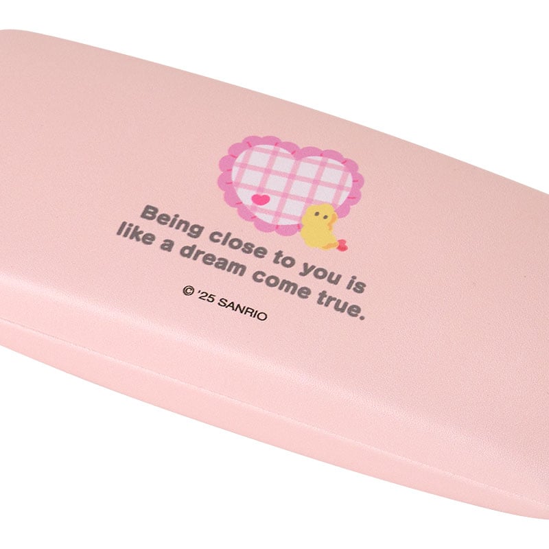 Close-up of Cogimyun eyewear case detailing the PU finish and durable shell.