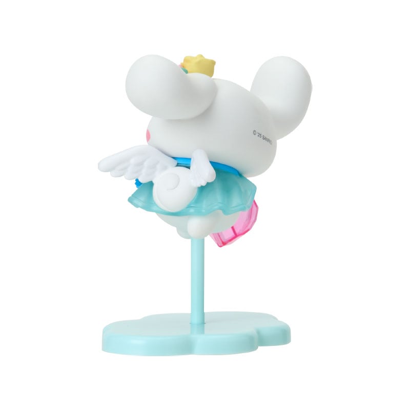 Close-up of Cinnamoroll mini figurine with detailed features