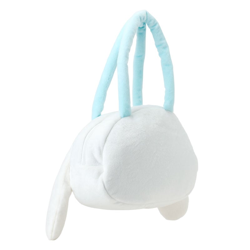 Cinnamoroll plush tote bag being used as a daily tote or travel bag