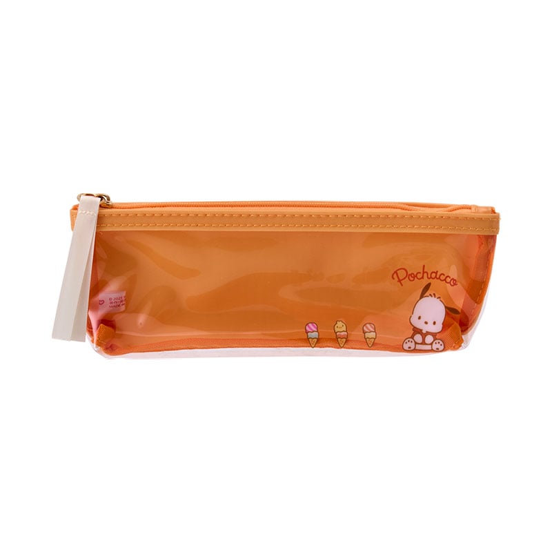 Pochacco slim pencil case pouch with character design and clear window