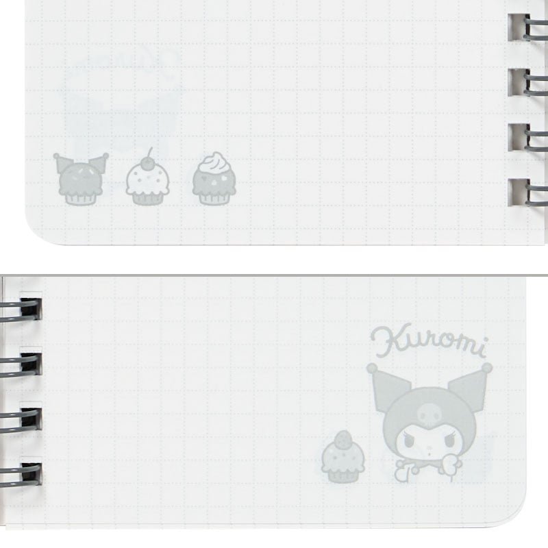 Kuromi journal inside a tote bag, ready for travel or daily note-taking