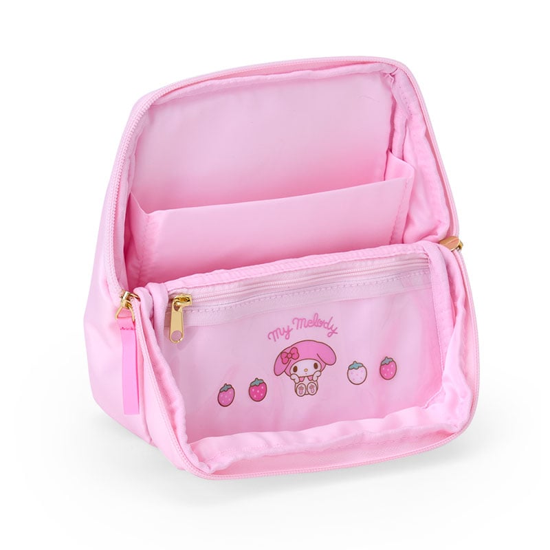 Close-up of Sanrio detail on zipper pencil pouch