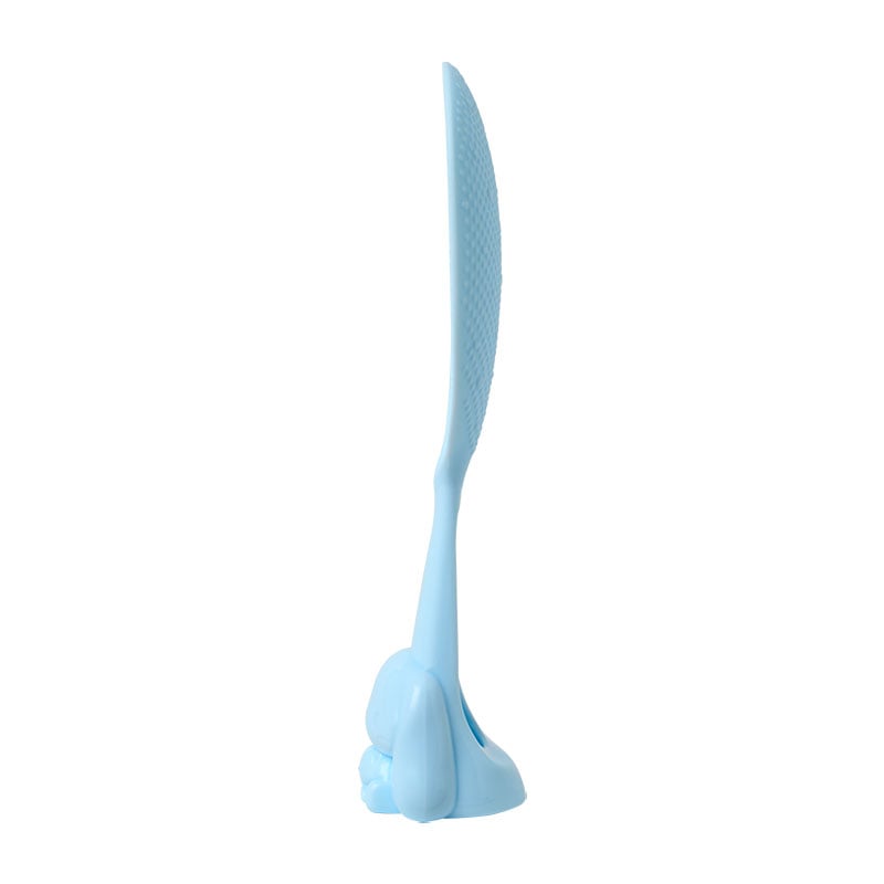 Charming Cinnamoroll rice scoop displayed upright, showcasing its design.