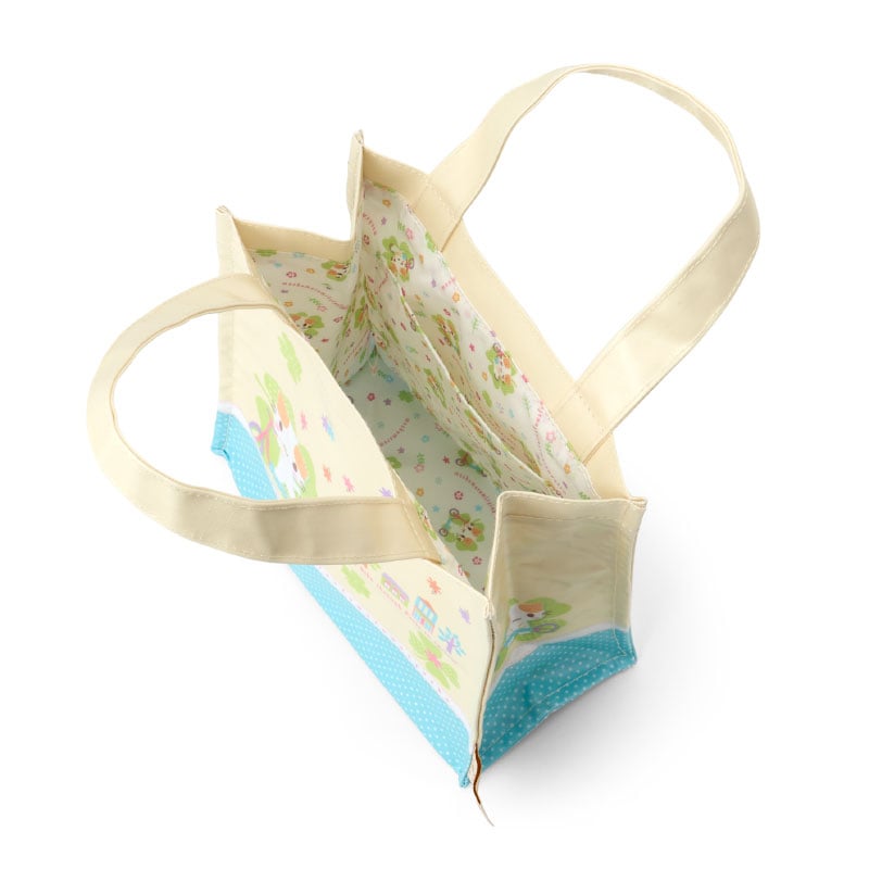Side angle of the Masyumaro mini tote bag showcasing its internal pocket.