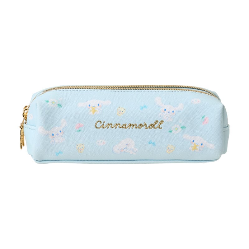 Cinnamoroll pencil case with dual compartments and Sanrio character design