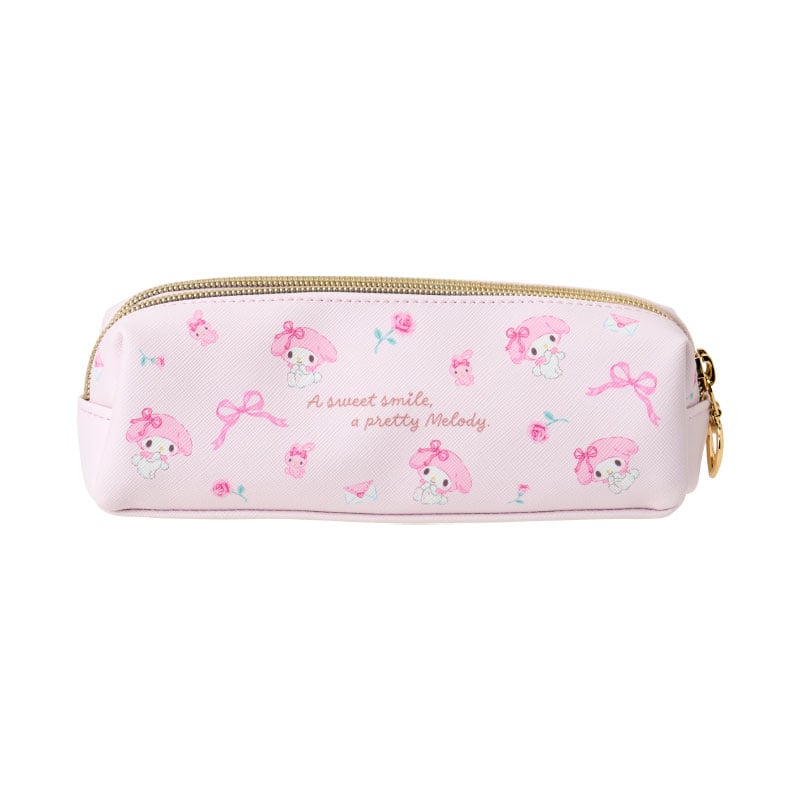 Back of the pencil case showing the sweet message and all-over print design