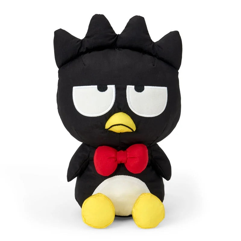 Front view of plush toy showcasing Sanrio character details and embroidered accents.