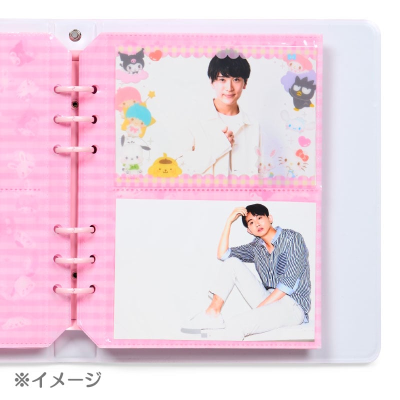 Sanrio characters deluxe photo album with colorful cover and photo slots