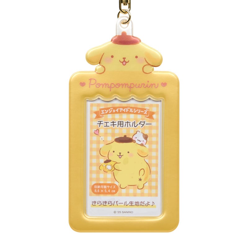 Decorative photo holder stand with Pompompurin character for photos and cards