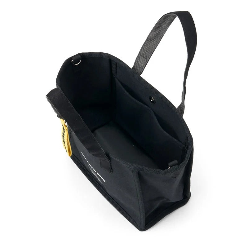 Side view of the Sanrio tote bag with detachable shoulder strap.