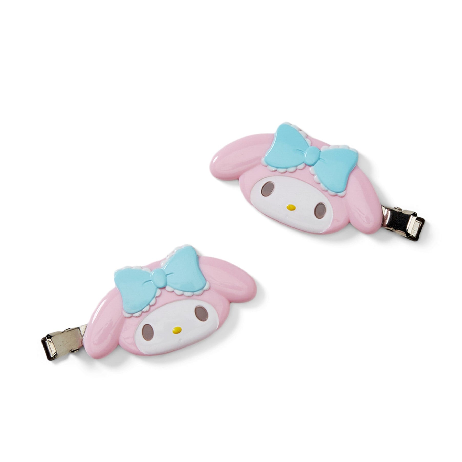 My Melody hair clips showcasing their cute design and flat style.
