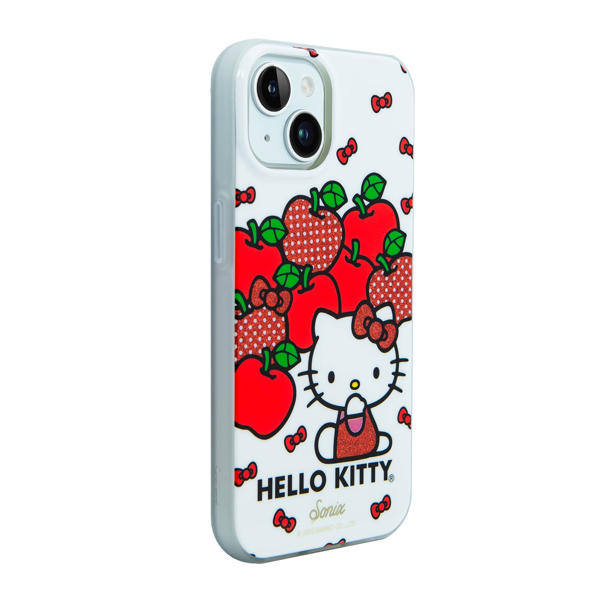 Back view of Hello Kitty Sonix iPhone case highlighting its design