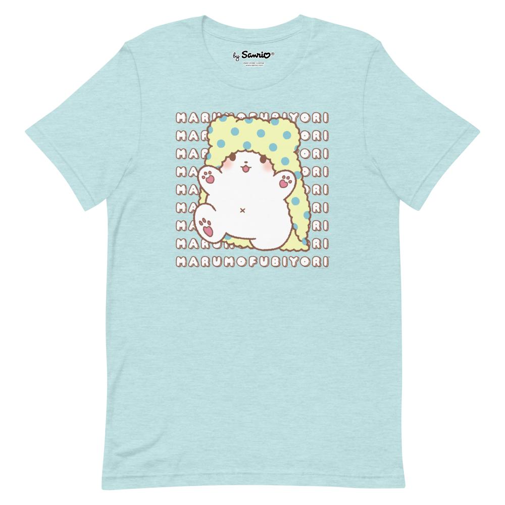 Moppu polar bear t-shirt in Heather Mint, perfect for casual outings.