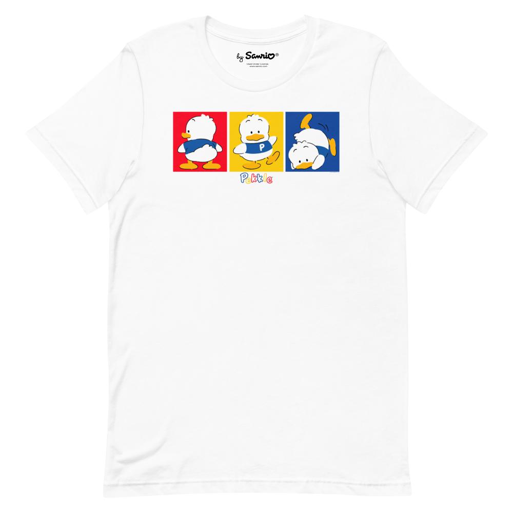 Front view of Pekkle ultra soft cotton t-shirt on a casual model.
