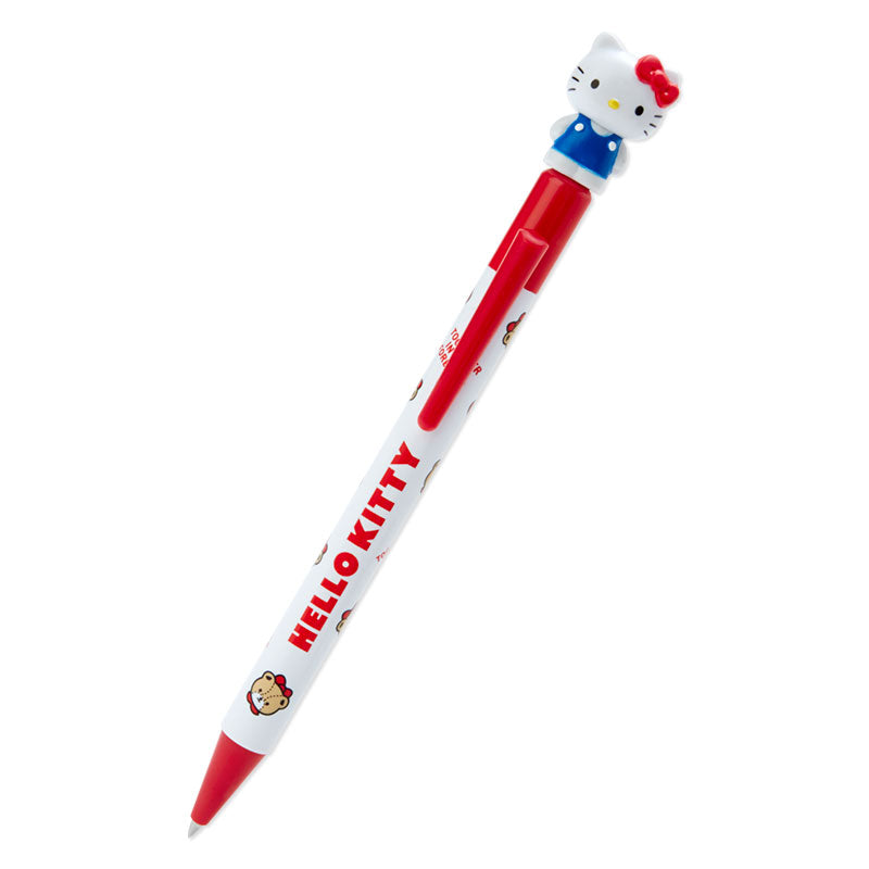 Hello Kitty mascot pen with black ink, front view