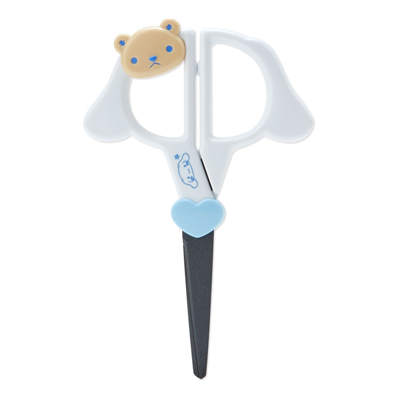 Cinnamoroll craft scissors set on a crafting desk with paper scraps